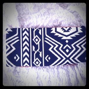 Tribal clutch wallet